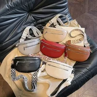 Riñoneras sencillas e informales de PU de Color sólido, bolso de pecho para ir al trabajo Popular y suave, bandolera con cremallera y costuras, superventas 2026