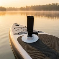 Soporte Multiusos para Tabla de Paddle Inflable, Soporte para Timón, Soporte Fijo para Teléfono con Hebilla de Anillo en D para Surf y Kayak