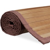 Alfombra de Bambú Antideslizante para Baño, Entrada o Cocina, MEJORADA, Tapete Enrollable Estilo Natural para Pasillo, Sauna o Balcón, Varios Tamaños