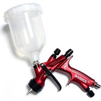 Kit de Pistola de Pulverización DEVIDISS HVLP NGT Pro TE20 Lite Profesional con Boquilla de 1.3 mm para Aplicación de Pintura en Automóviles, Cómodo para Todas las Pinturas de Automóviles