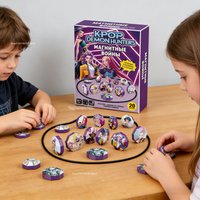 Juego de Ajedrez Magnético de 20 Piezas con Bolsa de Almacenamiento, Juego de Mesa Interactivo Familiar, Portátil, para Viajes, Regalo para Fanáticos