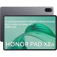 Tablet HONOR Pad X8a, 8300 mAh, pantalla de 11 pulgadas y 90Hz con protección para los ojos, 4 altavoces, Android 14, Gris Espacial