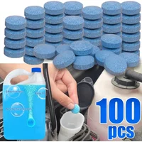 Tabletas de lavadora concentradas de vidrio para parabrisas de coche, limpiador efervescente de coche, limpiaparabrisas de líquido, tabletas de limpieza sólidas para ventana de coche