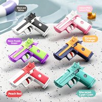 Mini Pistola de Agua Mecánica de Disparo Continuo, Pistola de Agua Manual para Piscina, Juegos al Aire Libre, Regalos