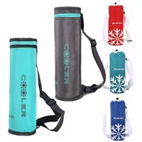 Funda térmica portátil impermeable para botella de agua, bolsas de refrigeración plegables para deportes al aire libre, calentador de botellas de agua aislado para viajes