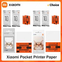Xiaomi Mijia ZINK impresora de bolsillo papel de impresión fotográfica autoadhesivo 10/50/100 hojas para Xiaomi Mini impresora fotográfica de bolsillo de 3 pulgadas