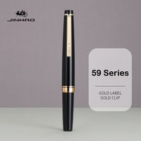 Pluma estilográfica JINHAO 59 con punta EF F, plumas estilográficas elegantes de lujo, plumas de caligrafía PK 80, suministros escolares y de oficina, papelería