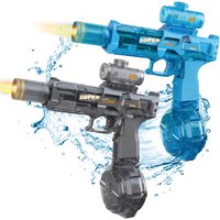 HUIQIBAO-Pistola de agua de pulso eléctrico, Sensor de llama simulado, luz, juguete de lucha completamente automático, pistola de agua, juguetes de playa al aire libre para adultos
