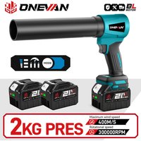 Sopladores Turbo eléctricos sin escobillas de 4000W, 300000RPM, ventilador de chorro, soplador de hojas de mano, herramienta de soplado de polvo para pines de batería Makita de 18V