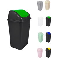 Cubo de Basura con Tapadera Basculante - 15L / 25L / 30L / 50L - Papelera Ideal para Cocina, Baño y Oficina