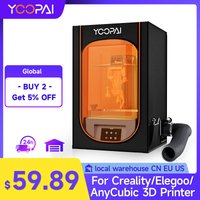Cubierta de resina para impresora 3D YOOPAI, cubierta multifuncional con ventilación para impresoras Creality, incluye ventilador y tubo.